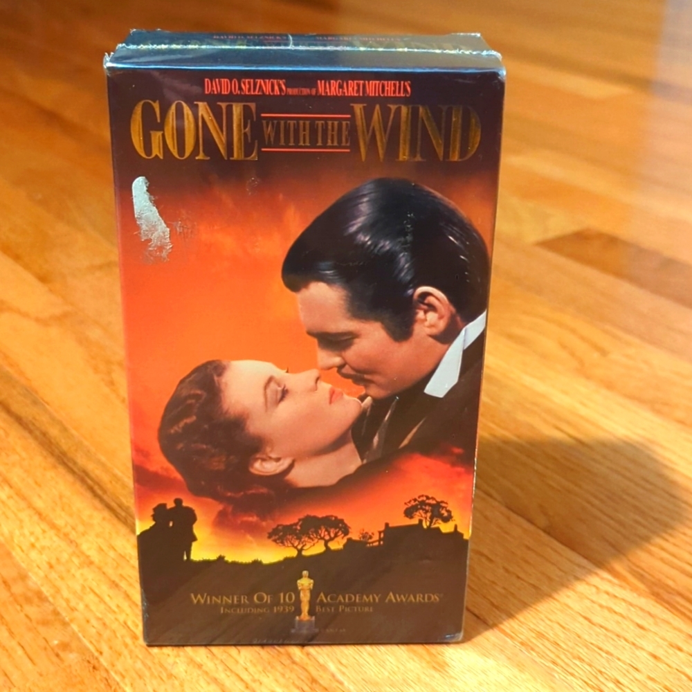 New , Sealed Gone with the Wind VHS tapes.